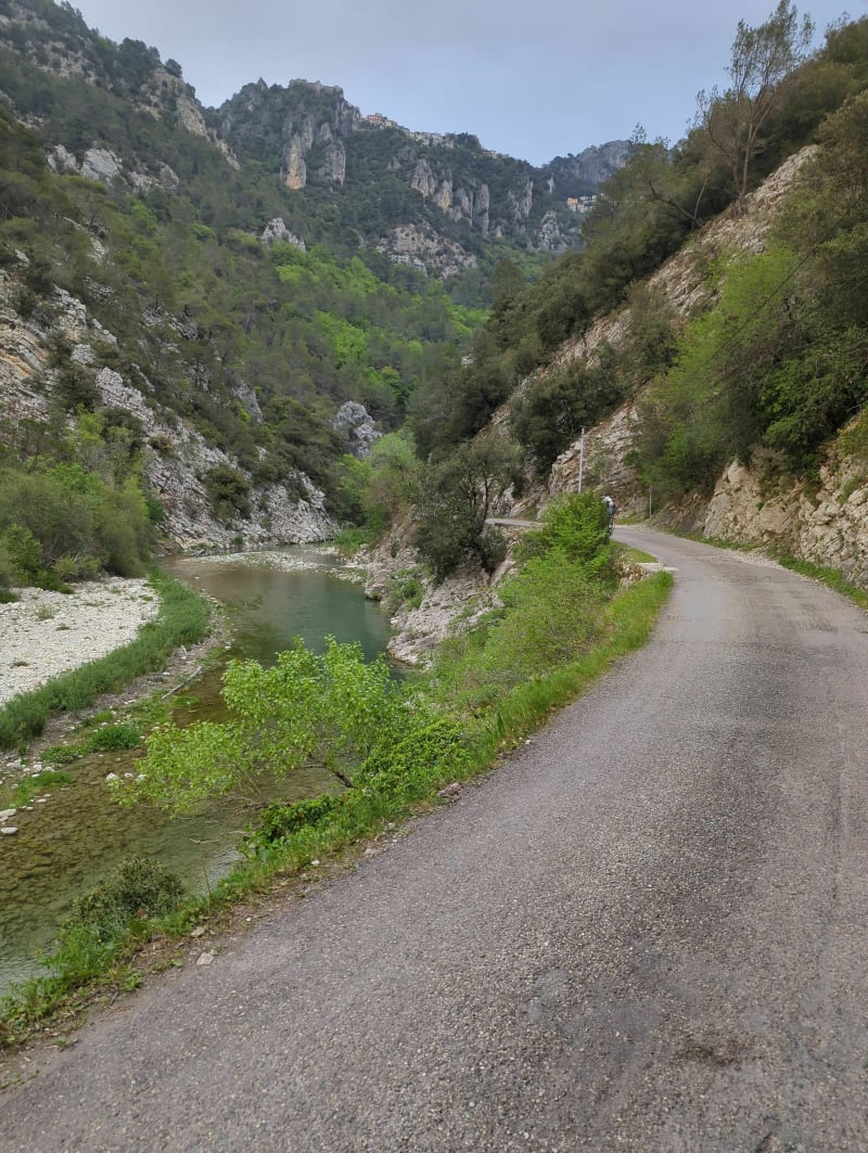 A vélo le long de l'Estéron - Le Broc