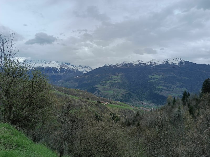 Tour par Montmery, pont d'Arpont et Granier - Aime-la-Plagne