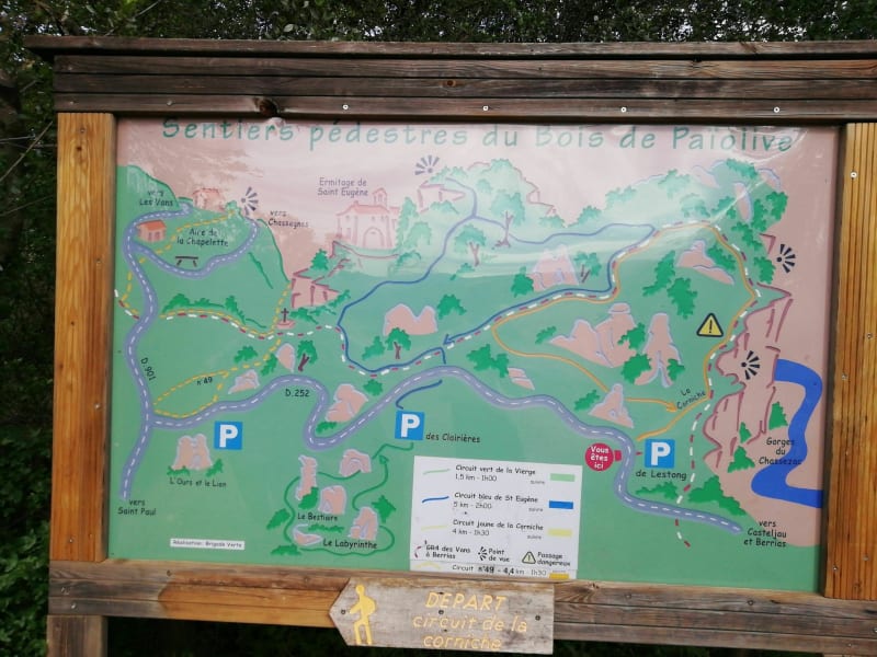 Circuit au Bois de Païolive - Berrias-et-Casteljau