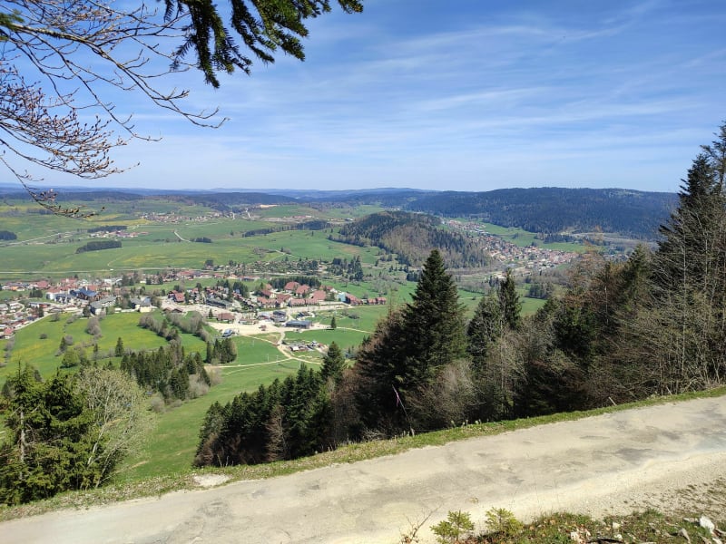 Lac du Morond en haut des pistes - Métabief