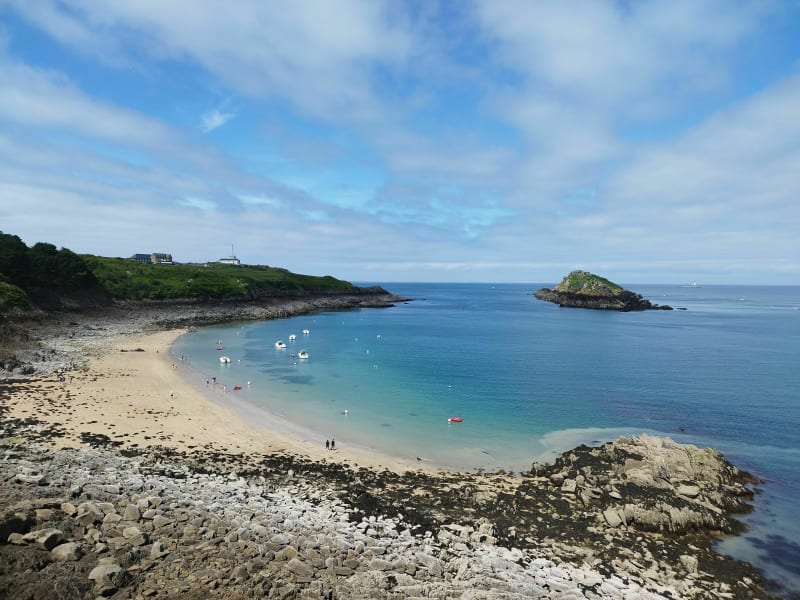 Plage du verger, Grotte de la Moulière et pointe du Grouin - Cancale
