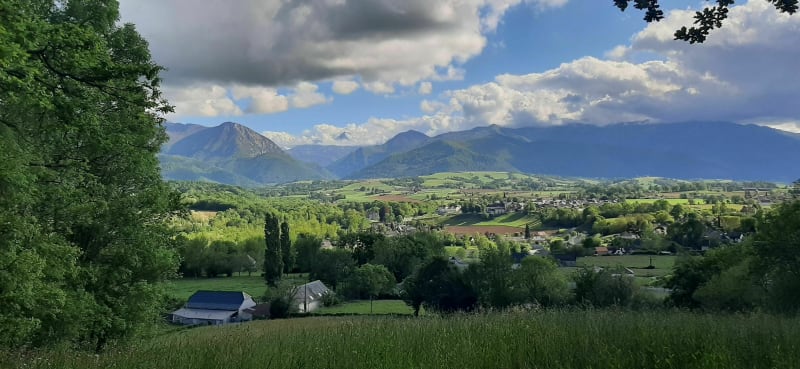 Boucle Igon Asson Oppidium, voie de chemin de fer Baburet - Igon