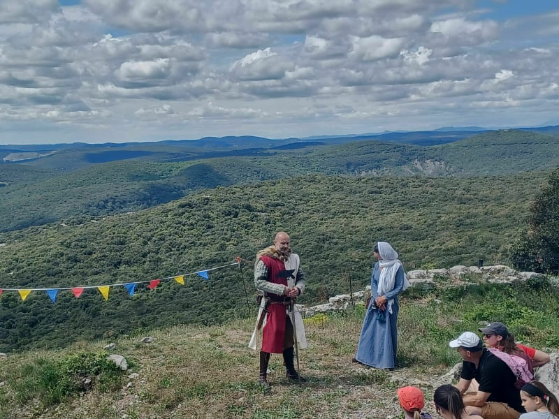 Klim naar het kasteel van Montferrand - Saint-Mathieu-de-Tréviers