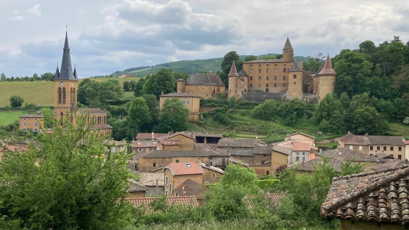 Circuit entre vignes et pierres dorées par Jarnioux - Villefranche-sur-Saône