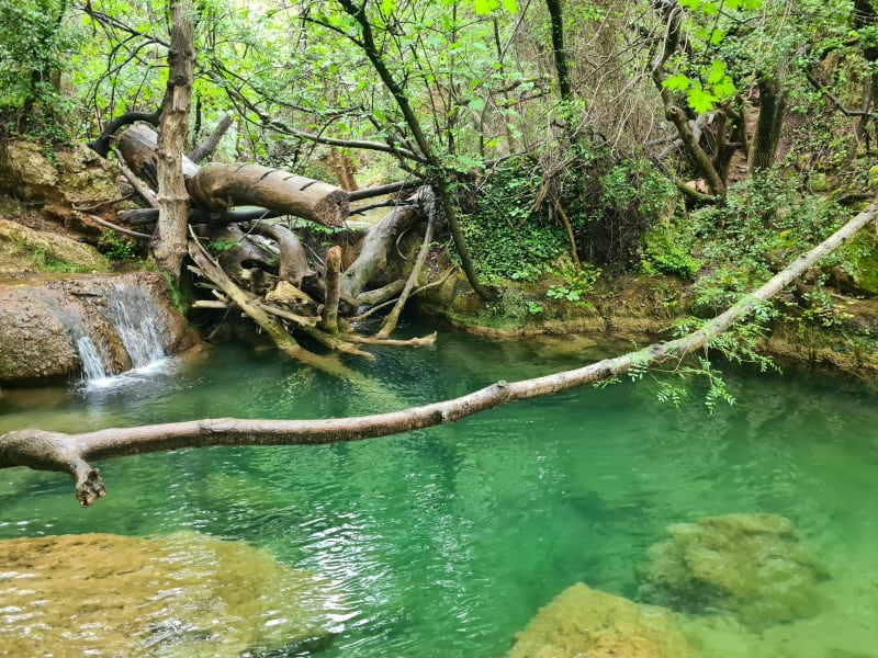 Sillans, la cascade par le bas - Sillans-la-Cascade