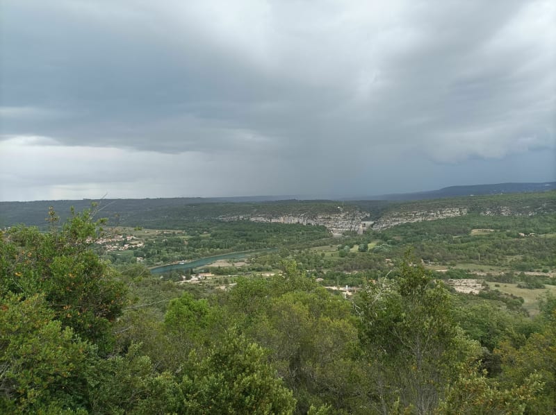 Le lac de Quinson et le Verdon par la Chapelle St-Maxime - Montmeyan