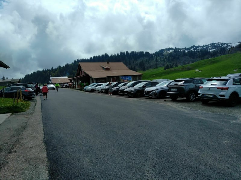 Col des Aravis depuis le Plan de la Giettaz - La Giettaz