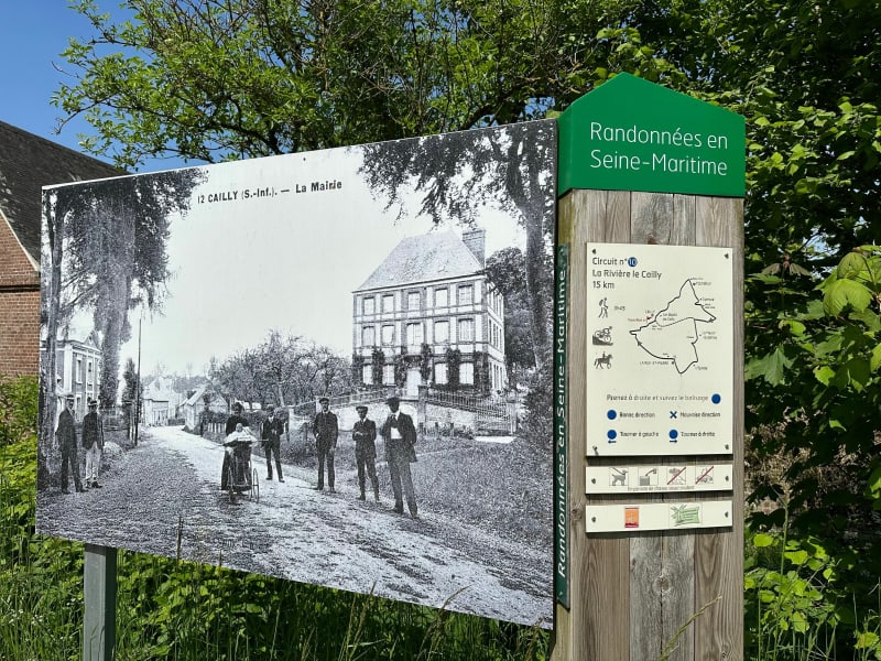 Randonnée de 15 km autour de la rivière le Cailly - Cailly