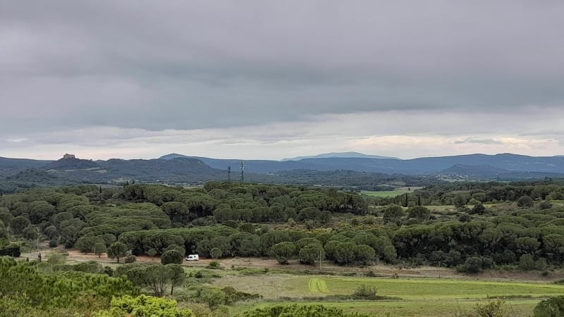 Sur les hauteurs de Bizanet par la Borio - Bizanet