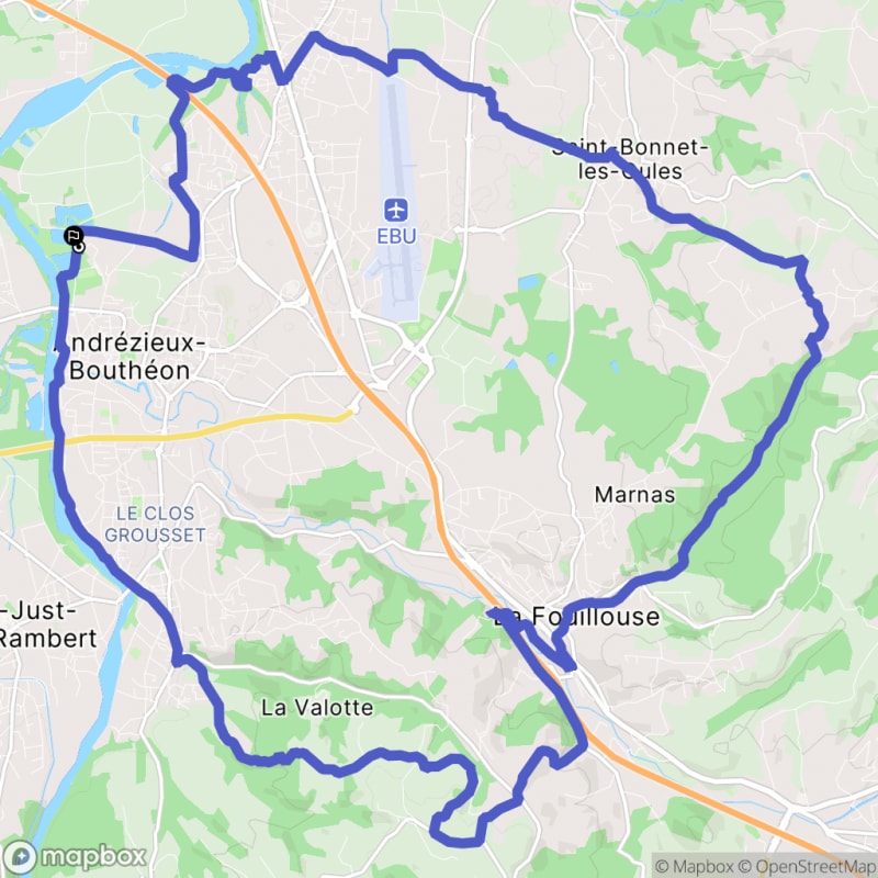 P'tit tour à trois à Andrézieux-Bouthéon - Andrézieux-Bouthéon