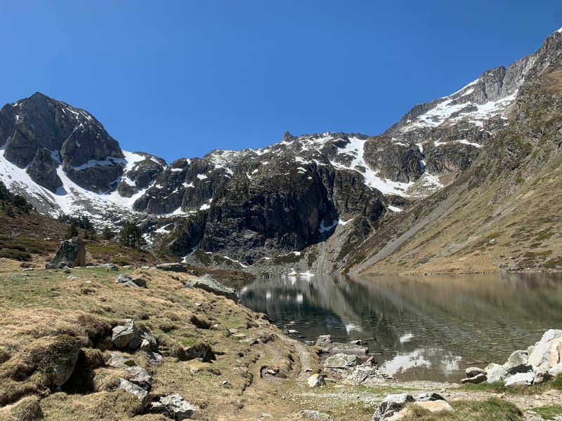 Le Lac d'Ilheou par le GR10 retour par le chemin principal - Cauterets