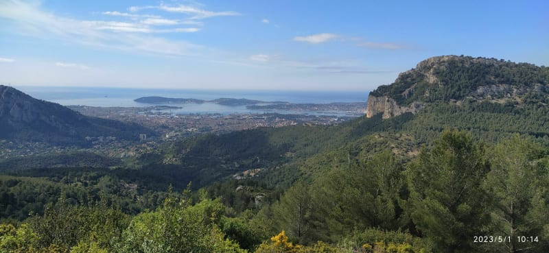 Revest Coudon en All-Moutain Endurolight, à Fort du Bau Pointu - La Valette-du-Var