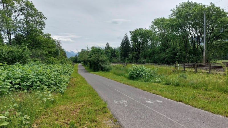 De Bonneville aux lacs de Thyez AR par la piste cyclable - Ayse