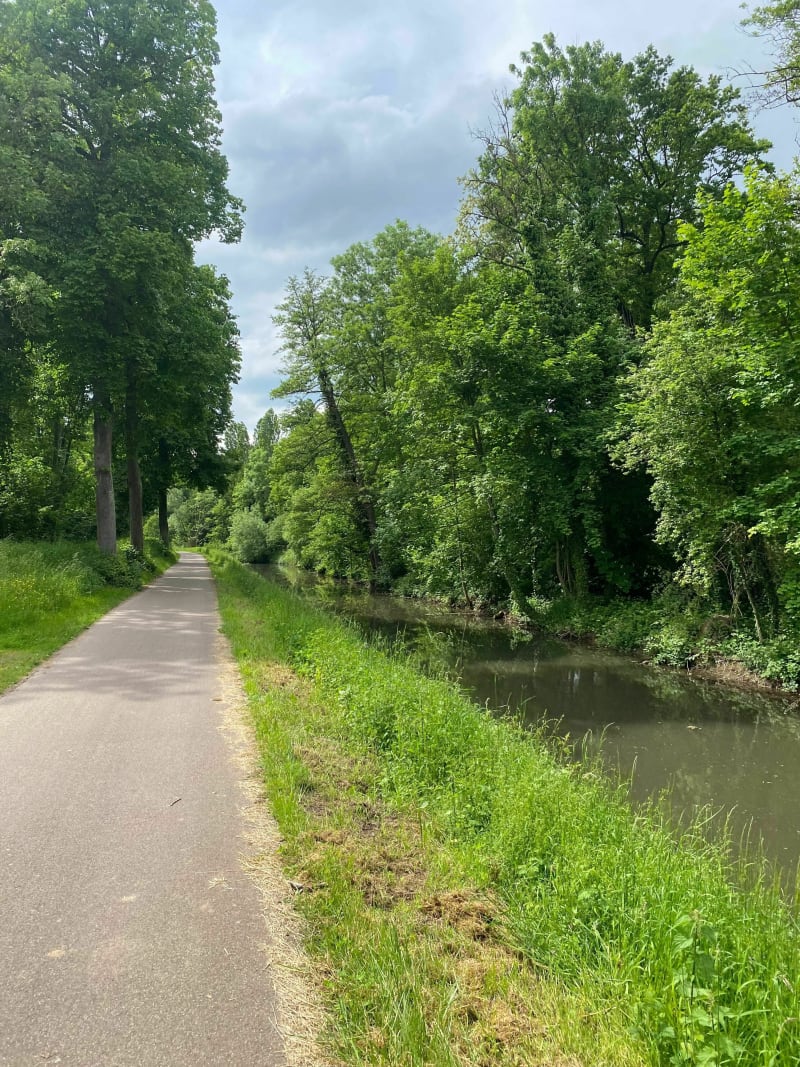 Piste cyclable le long du Canal de la Bruche - Achenheim