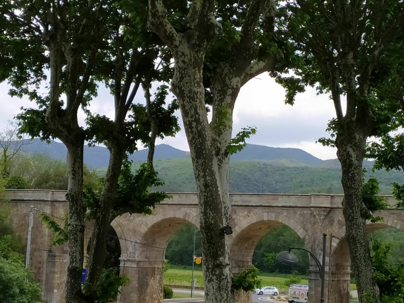 Belle balade Lamalou Les Aires Hérépian retour voie verte - Lamalou-les-Bains