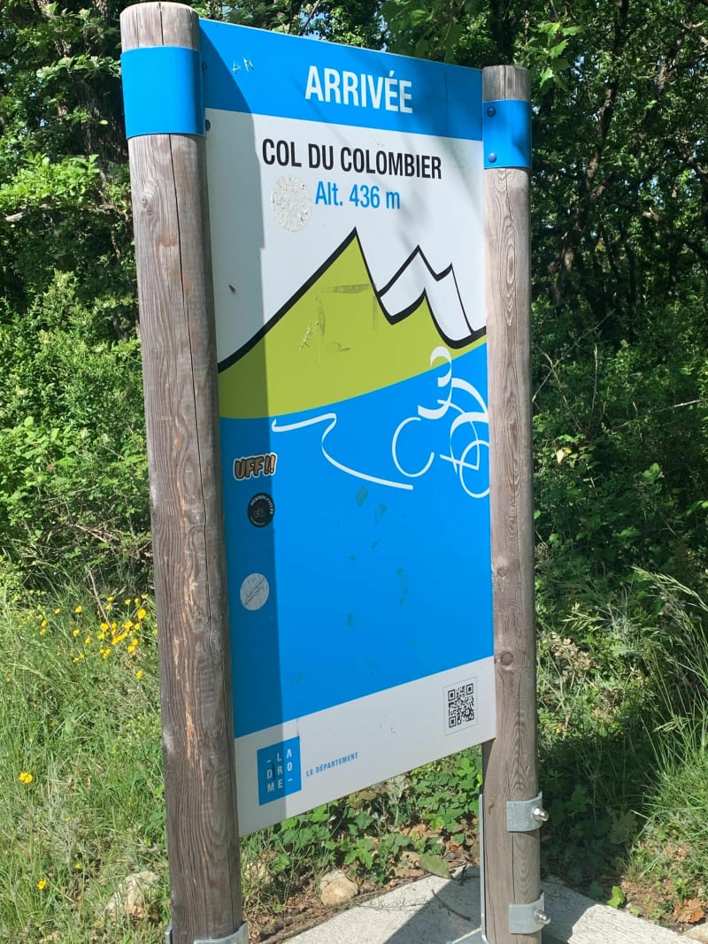 Boucle de Montelimar en passant par le col du Colombier - Montélimar