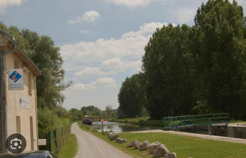 Chemin de halage d'Amiens, Ailly-sur-Somme, en aller retour à vélo - Amiens
