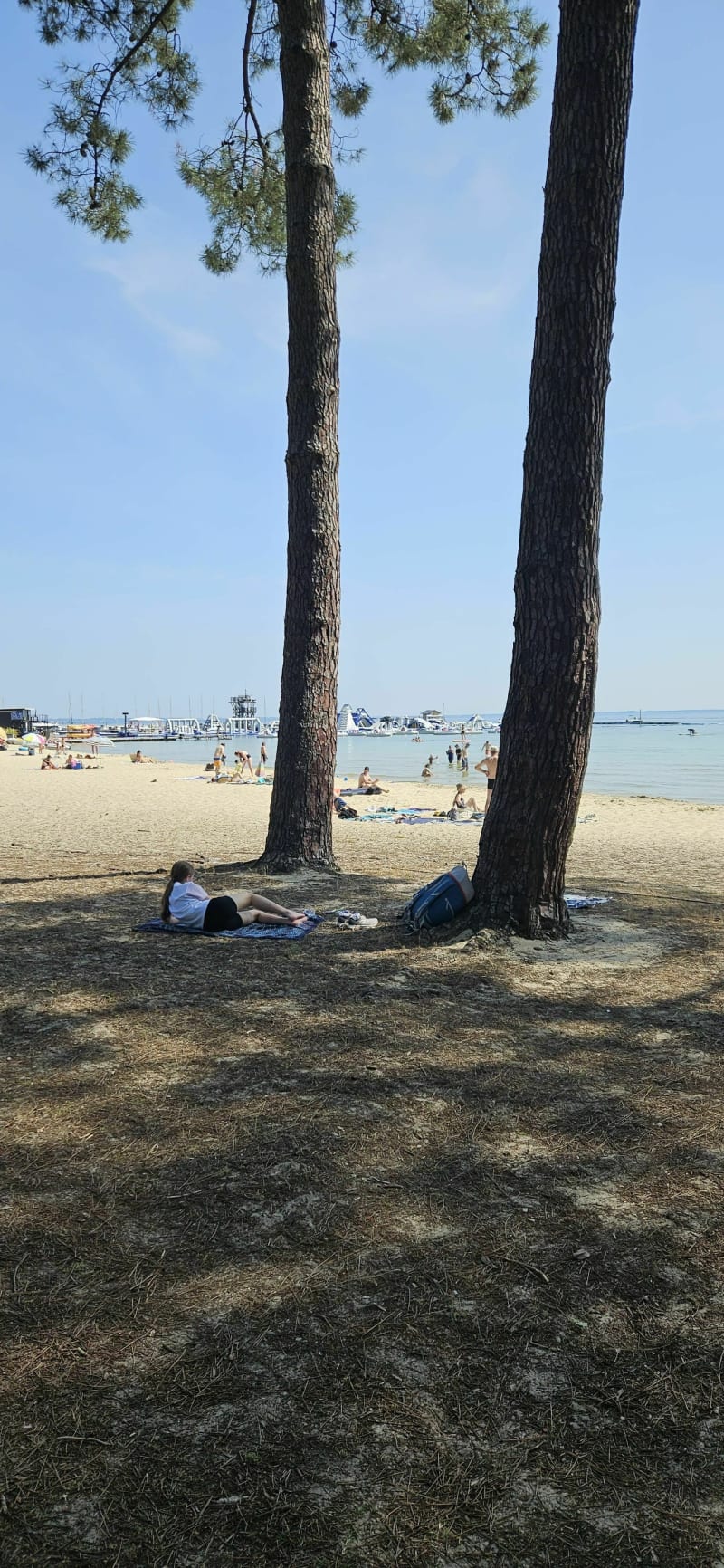 Biscarrosse bourg mairie à Biscarrosse lac plage Maguide puis Océan - Biscarrosse