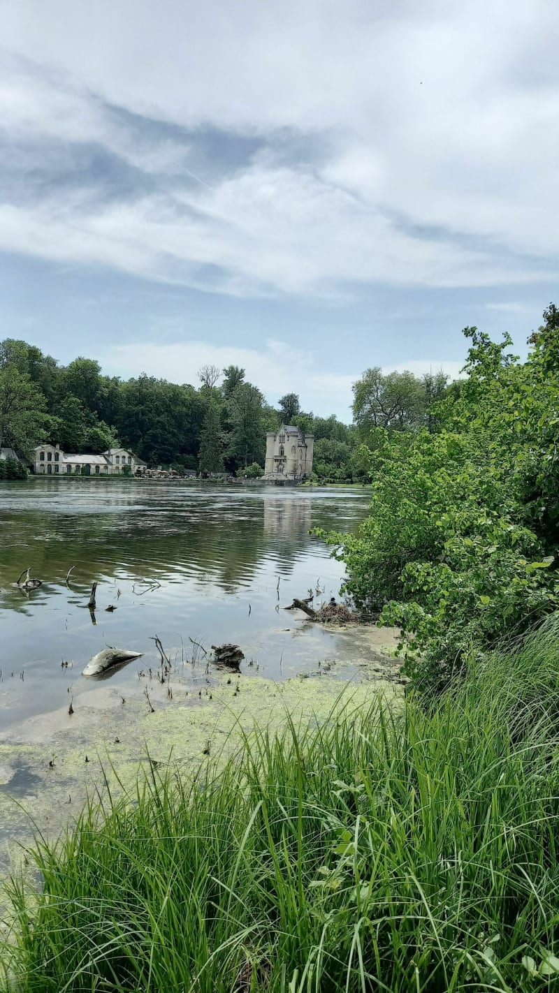 En passant par le château de la Reine Blanche - Chantilly