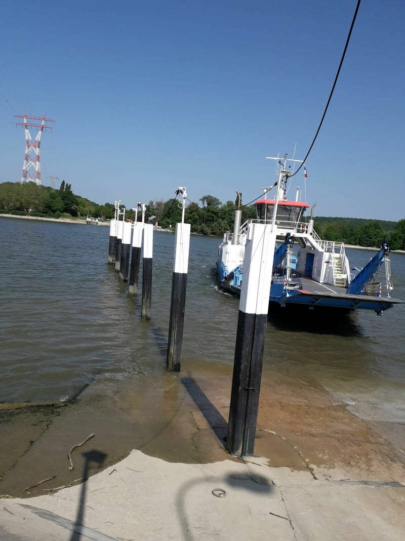 Du bac de Yainville au bac de Jumiege à vélo - Heurteauville