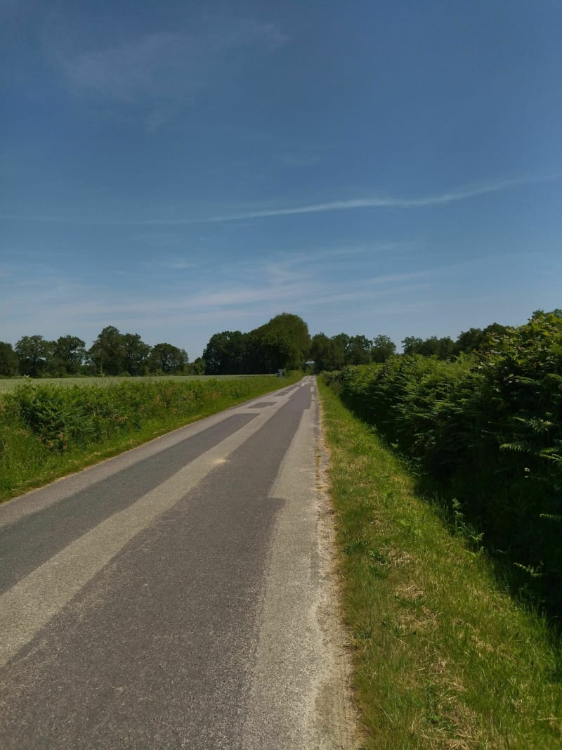 Balade VTT sur route campagne autour de Pressac - Pressac