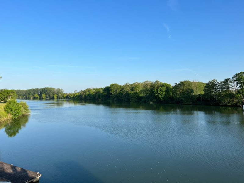 Balade agréable sur la voie vélo entre Damparis et Saint-Jean-de-Losne - Damparis