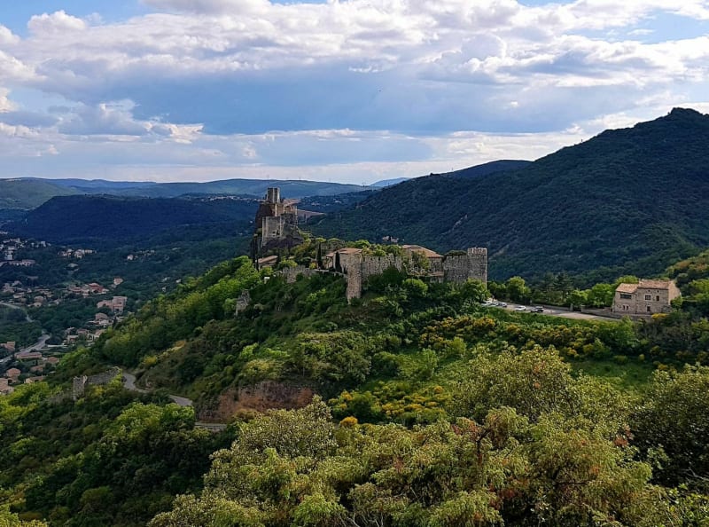 Chemin de l'Echaudun aux alentour de Rochemaure - Rochemaure
