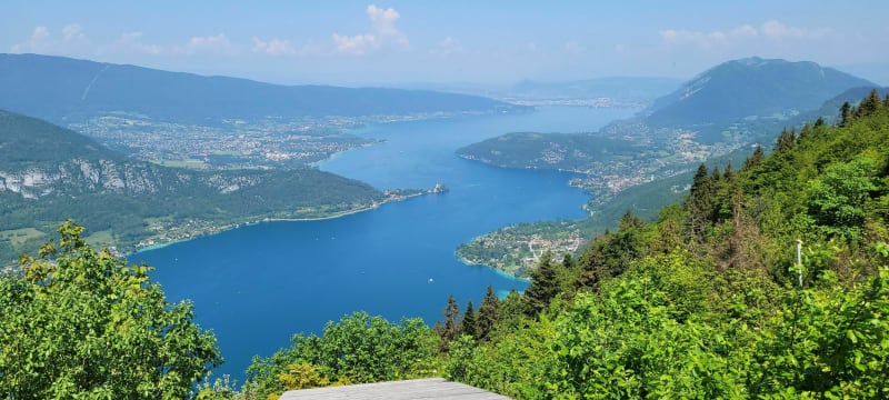 Mont Forclaz puis tour du lac d'Annecy - Annecy
