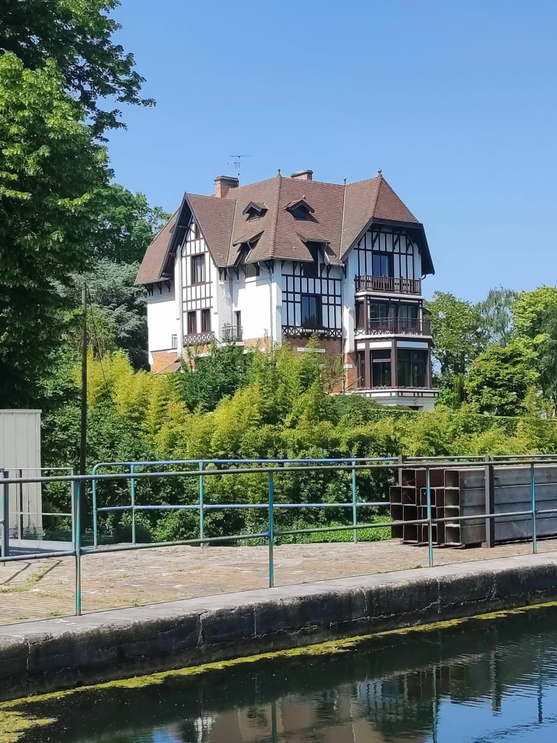 La petite maison dans la prairie le long de la Scarpe - Courchelettes