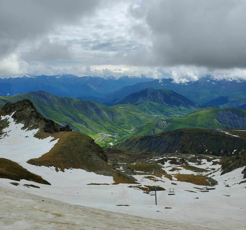 Étendard depuis la Croix de Fer par col Nord des lacs - Saint-Sorlin-d'Arves