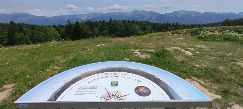 Le  Vercors entre Valchevrière et Malaterre - Saint-Martin-en-Vercors
