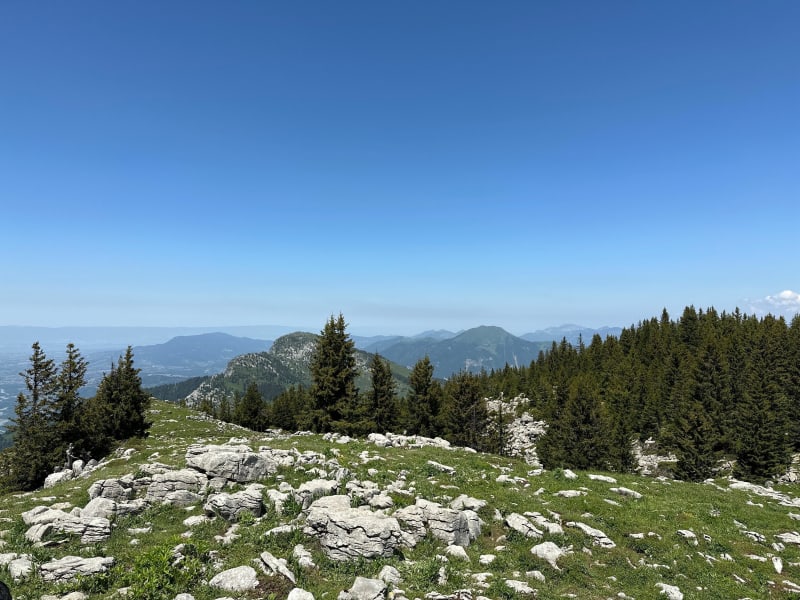 Frachets vers les Rochers de Leschaux - Mont-Saxonnex