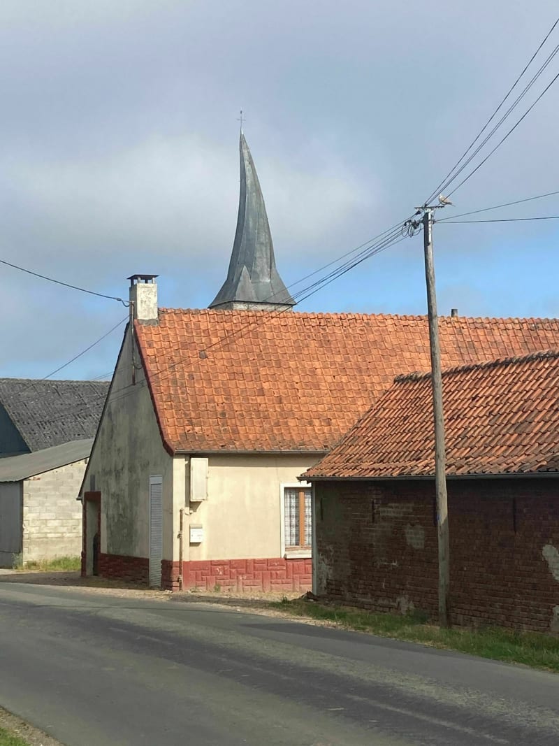 Source de la Lys, clocher de Verchin, Fruges - Gonnehem