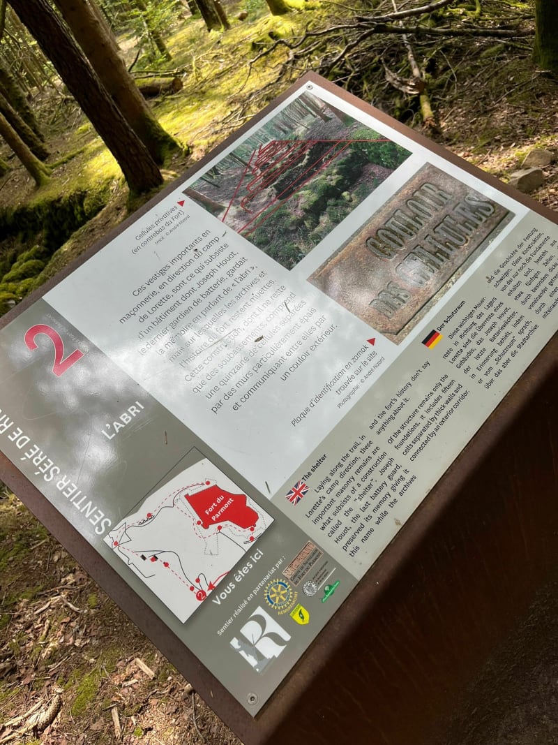 Sentier pédagogique du Séré de Rivière autour du Fort du Parmont - Remiremont