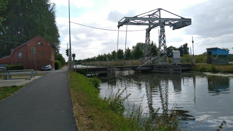 Balade VTT le long du canal l'Espierres - Leers