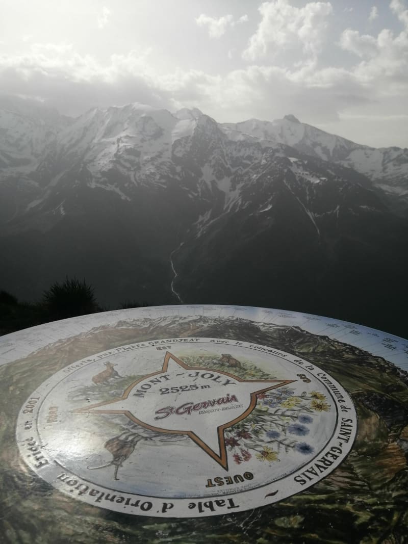 Van Contamines Montjoie tot Aiguille Croche via Mont Joly - Les Contamines-Montjoie