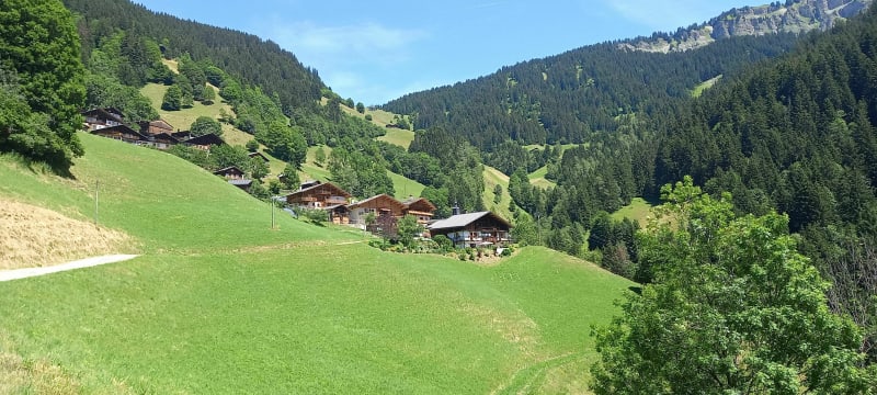 Arêches vers Beaufort en passant par le hameau de Boudin - Beaufort