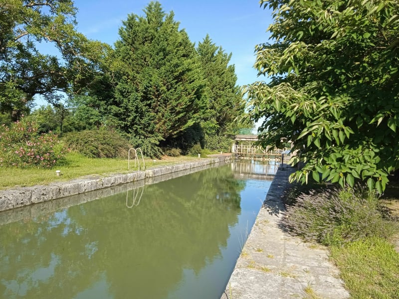 Le canal du Midi entre Boé et Lamagistère, retour par Donzac - Boé