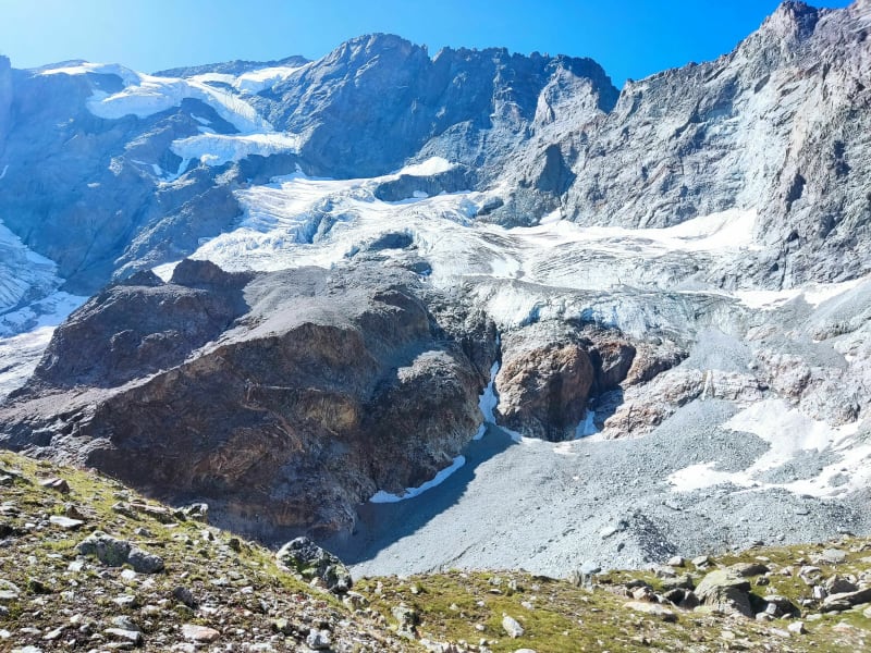 Brèche de Pacave à partir de la Grave - La Grave