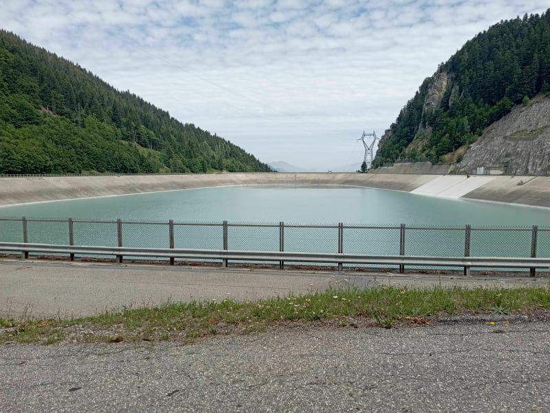 Crève Tête par le barrage de la Coche - Les Avanchers-Valmorel