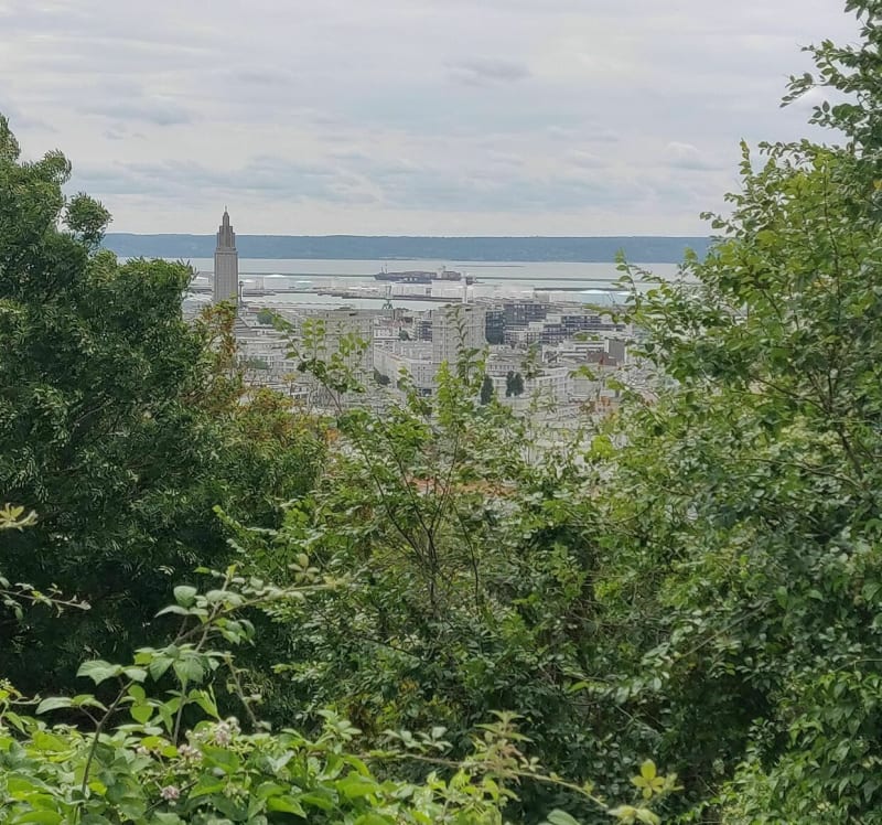 Balade à vélo au Havre de la mairie au Cap de la Hève - Le Havre