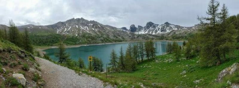 Col de l'Encombrette par le lac d'Allos - Allos