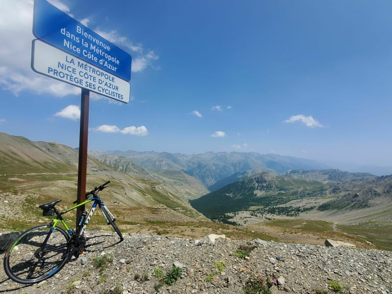 Col de la Bonnette à vélo de route - Saint-Étienne-de-Tinée