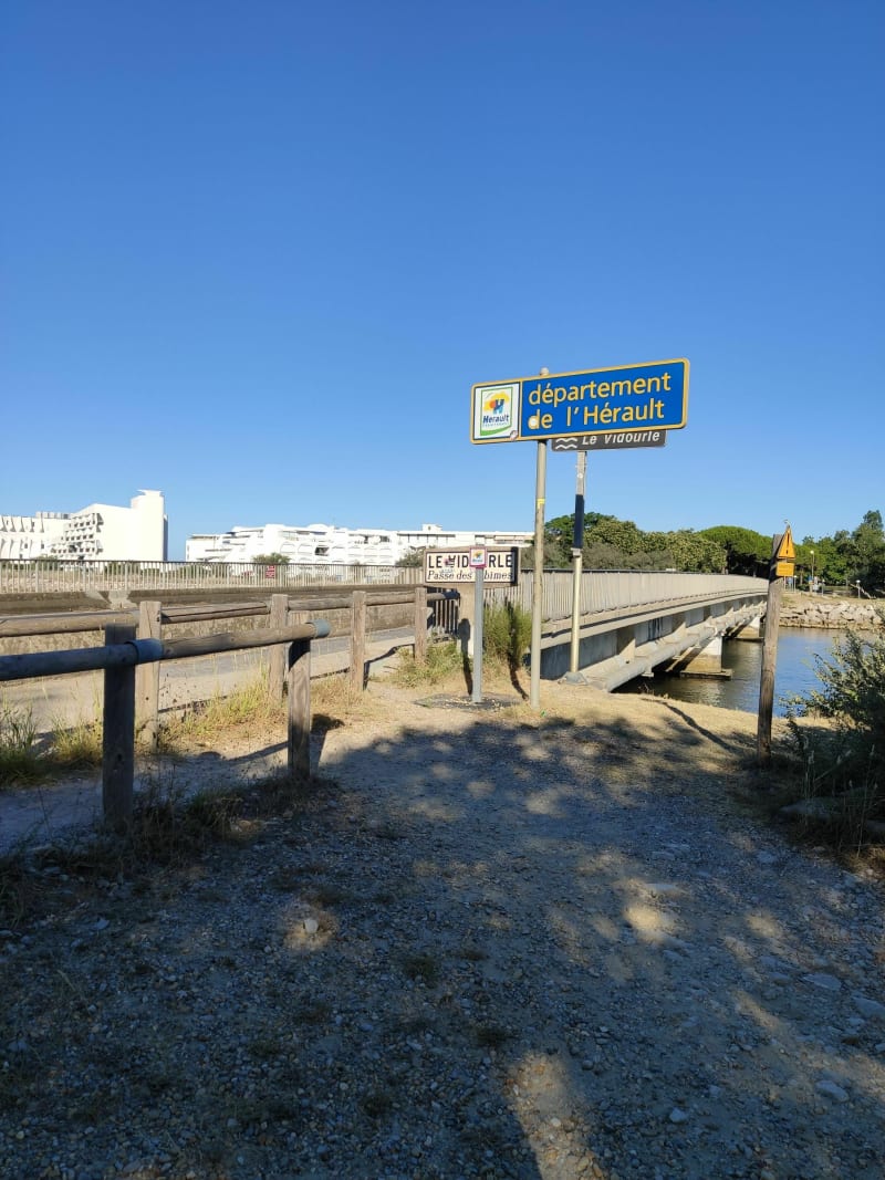 Circuit 8 km  pour débutant,   VTC recommandé. - La Grande-Motte