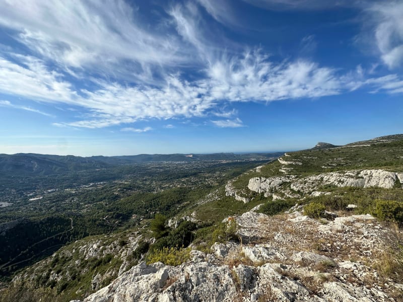 Trail en passant par le Mont du Marseillais - Peypin