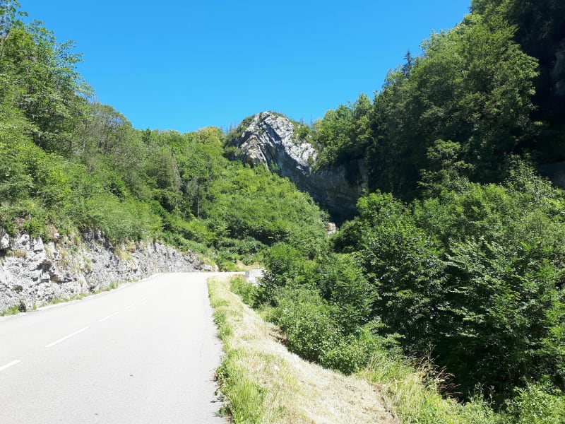 Cyclo balade haut-Jura, chapeau de gendarme - Villard-Saint-Sauveur
