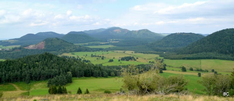 Rando du Puy de la Combegrasse depuis le camping Les Volcans - Aydat