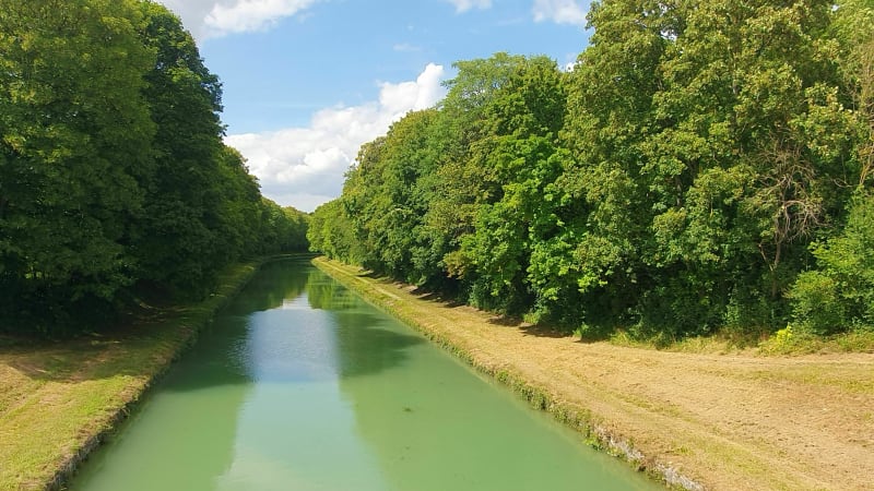 Langs het kanaal, van Vaudemange naar Condé-sur-Marne - Vaudemange