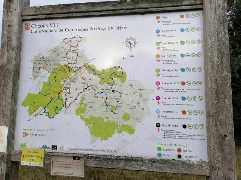 Circuit VTT en forêt de Liffré - Liffré