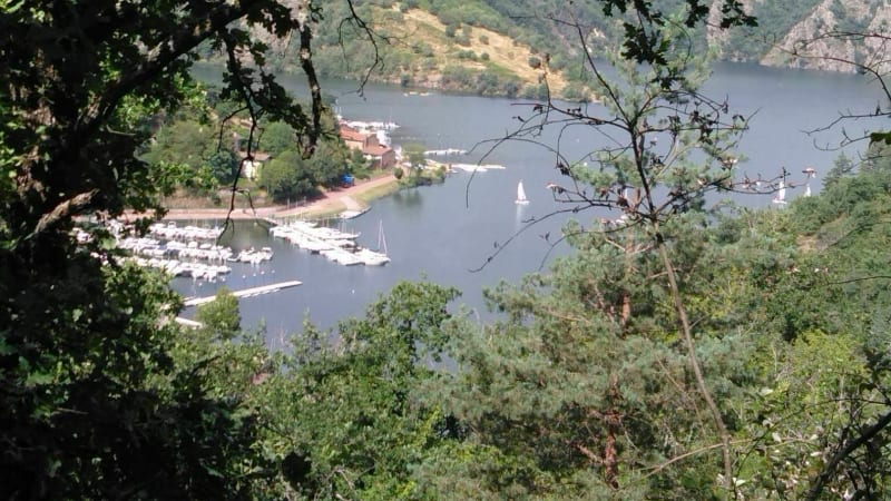 St-Victor, Condamines, le barrage de Grangent - Roche-la-Molière